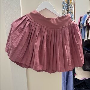 Abercrombie Kids Dusty Rose Pleated Skort